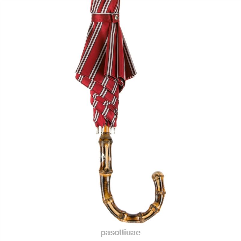 مظلة | 142 51880-2 ب - مظلة مخططة كلاسيكية، مقبض من الخيزران PASOTTI Z446V109